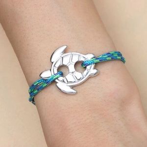 🐢 Men’s Sea Turtle Ocean Color cord bracelet